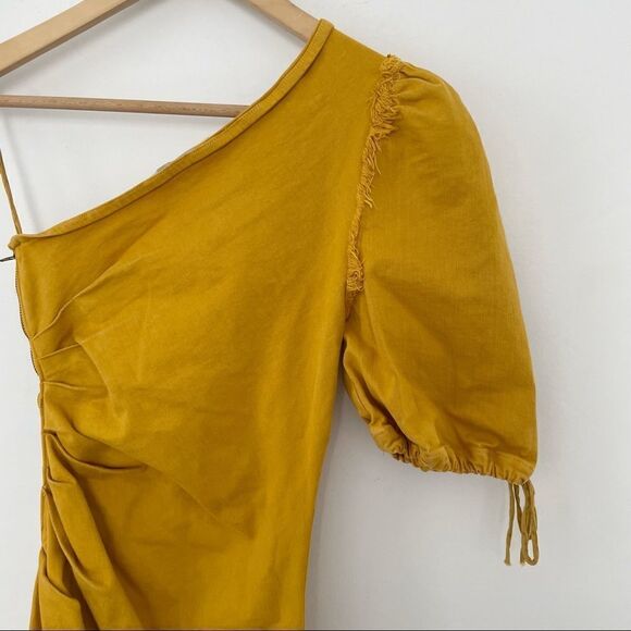 Jonathan Simkhai One Shoulder Asymmetric Denim Dress - Picture 11 of 13